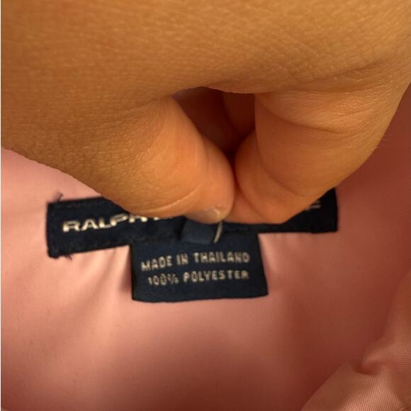 Ralph Lauren Golf Pink Full Zip Collar Cinched Waist Jacket w/ Pockets - Large - Picture 3 of 9